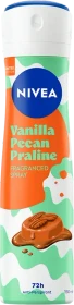 Nivea Anti-Transpirant Vanilla Pecan Praline Deodorant Spray, 150ml