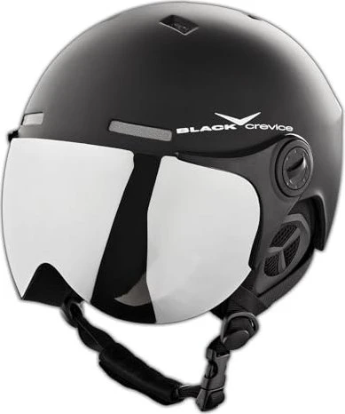 Black Crevice Saalbach Helm matt schwarz