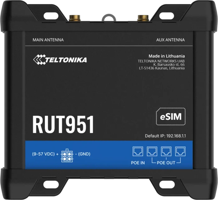 Teltonika RUT951 PoE+ Industrial 4G Router ab € 252,38 (2026 ...