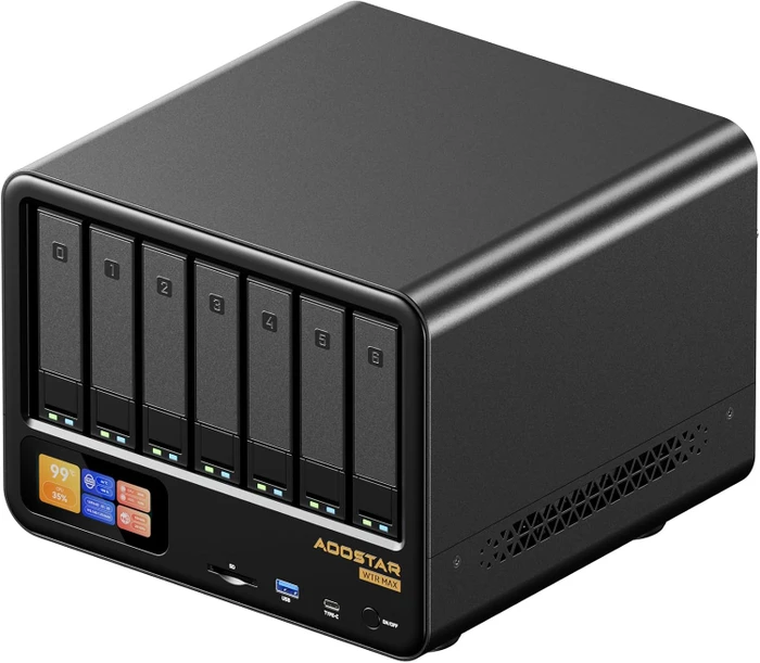 Aoostar WTR MAX 8845, AMD Ryzen 7 PRO 8845HS, 2x SFP+ 10Gb/s, 2x RJ-45 2.5GBase-T