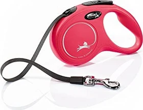 flexi New Classic S, Gurt, 5m, rot