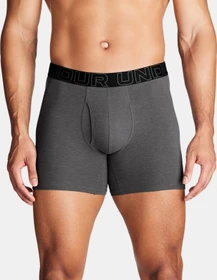 Under Armour Performance Cotton Boxerjock 3er Boxer Briefs castlerock full heather/red (Herren)
