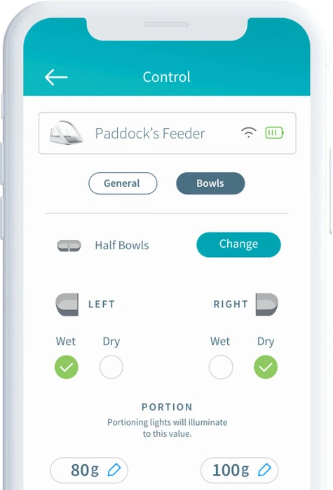 Sure Petcare SureFeed Connect Microchip PetFeeder Futterautomat, WLAN, App-Steuerung, Bundle mit Connect Hub