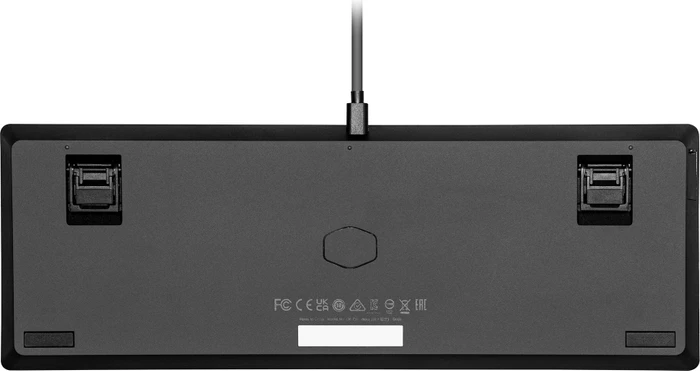 Cooler Master CK720, LEDs RGB, hot-swap, schwarz/grau, Kailh Box V2 BROWN, USB, US