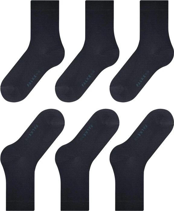 Falke Cotton Touch Socken dark navy, 3 Paare (Damen)
