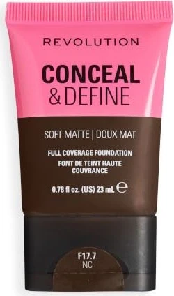 Revolution Beauty Conceal & Define Foundation F17, 23ml