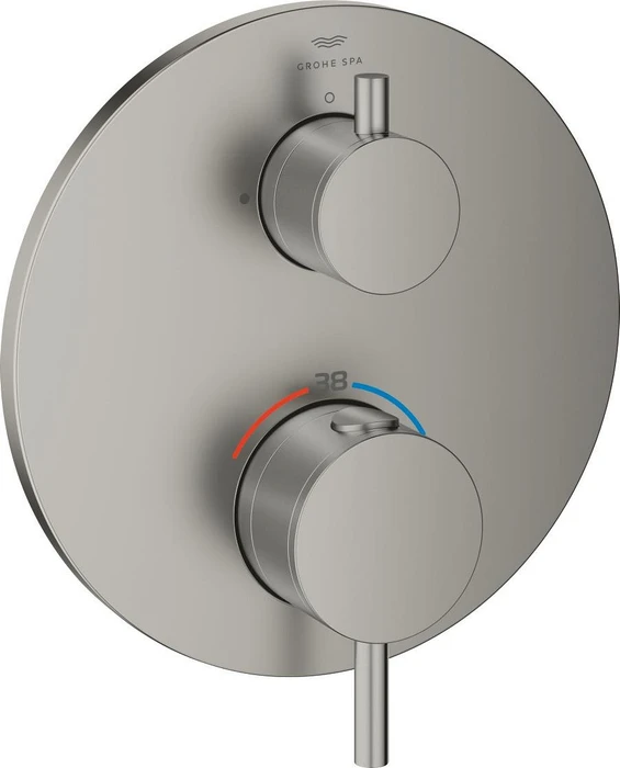 Grohe Atrio Thermostat mit 1 Absperrventil satin steel