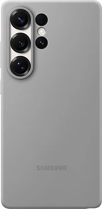 Samsung Silicone Case für Galaxy S25 Ultra grau