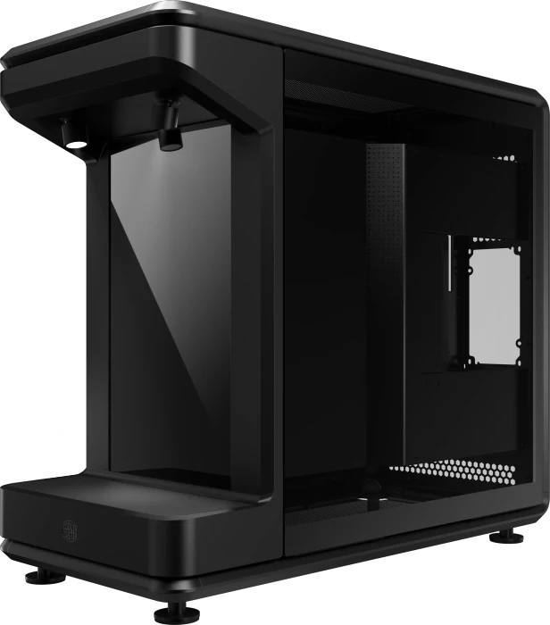 Cooler Master MasterFrame 360 Stage LCD, schwarz, Glasfenster