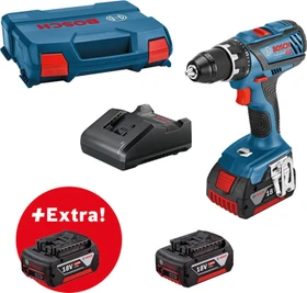 Bosch Professional GSR 18V-28 Akku-Bohrschrauber inkl. L-Boxx + 3 Akkus 3.0Ah