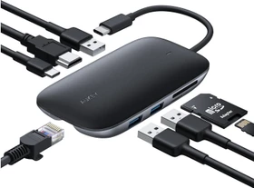 Aukey CB-C71 8 in 1, USB-C 3.0 [Stecker]