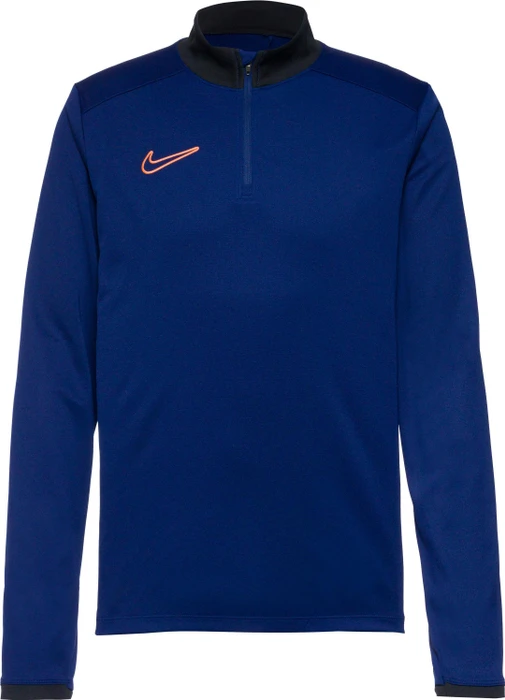 Nike Academy Dri-FIT Football 1/4-Zip Funktionsshirt langarm blue void/black/orange pulse (Herren)