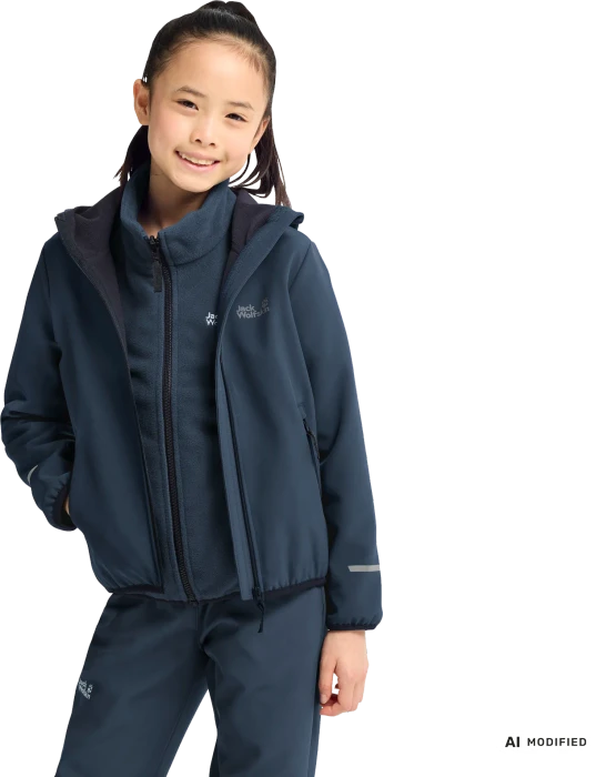 Jack Wolfskin Fourwinds Funktionsjacke midnight sky (Junior)