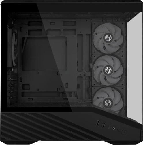 Lian Li Vector V100 Mini, schwarz, inkl. Lüfter, Glasfenster
