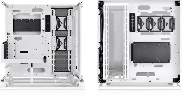 Thermaltake Core P3 TG Pro Snow Edition, weiß, Glasfenster