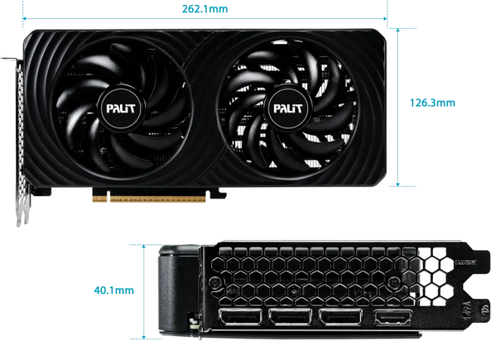 Palit GeForce RTX 5060 Dual OC, 8GB GDDR7, HDMI, 3x DP