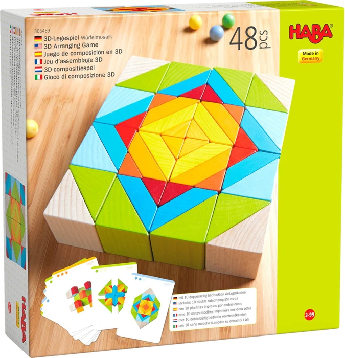 HABA 3D-Legespiel Würfelmosaik