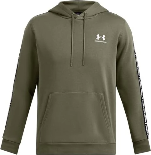 Under Armour Icon Fleece mit Streifen Hoodie marine od green/white (Herren)