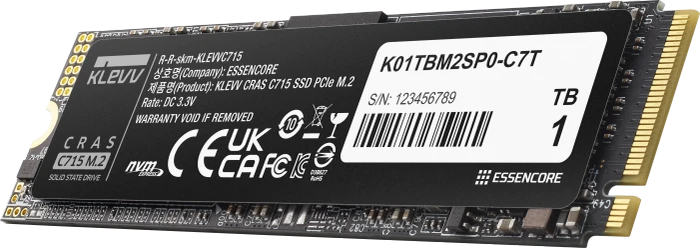 Klevv Cras C715 1TB, M.2 2280 / M-Key / PCIe 3.0 x4