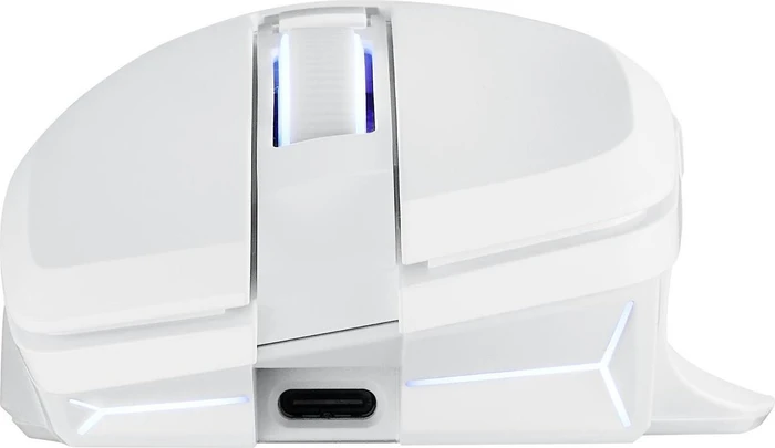 PowerColor Alphyn AM10 Wireless Gaming Mouse weiß, USB/Bluetooth