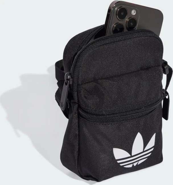adidas Adicolor Classic Festival Umhängetasche schwarz/weiß