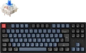 Keychron K8 Pro, TKL, PBT, schwarz, LEDs RGB, hot-swap, Gateron G Pro BLUE, USB/Bluetooth, DE
