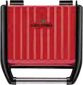 George Foreman Steel Family Fitness Kontaktgrill rot