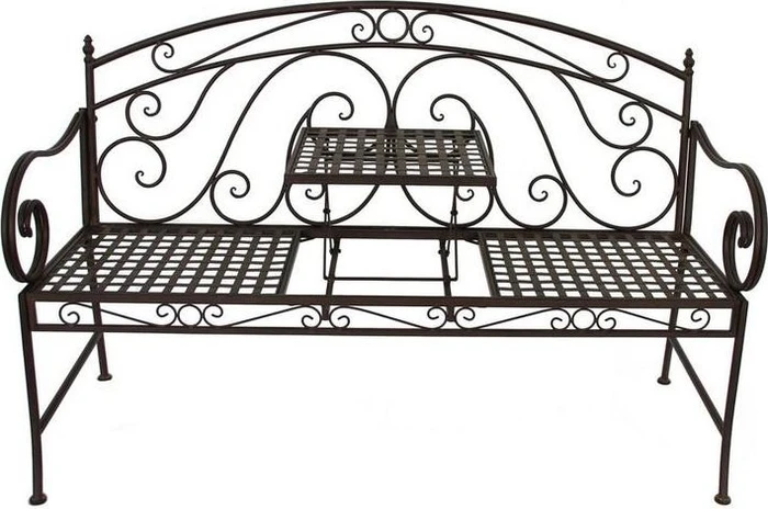 Garden Pleasure Saket Gartenbank mit hochklappbarem Tisch