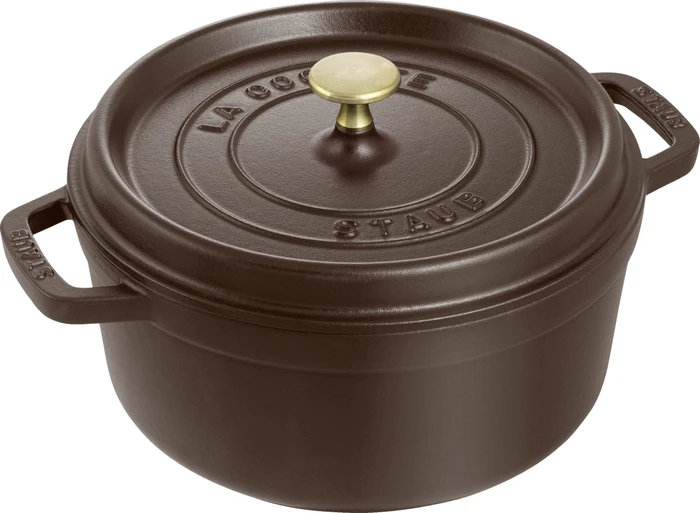 Zwilling Staub Cocotte Schmortopf rund 28cm 6.7l chocolate