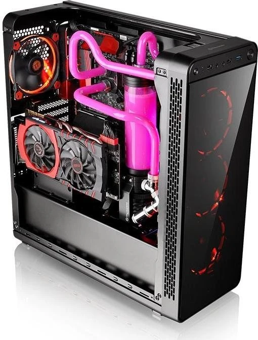 Thermaltake View 27 Gull-Wing schwarz, Acrylfenster