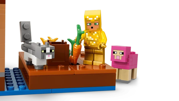LEGO Minecraft - Angriff des Magiers auf das Dorf