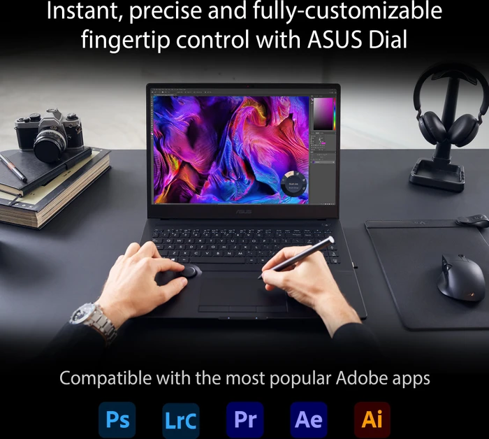 ASUS ProArt StudioBook 16 OLED H7600ZW-KV039X, Mineral Black, Core i9-12900H, 32GB RAM, 1TB SSD, GeForce RTX 3070 Ti, DE