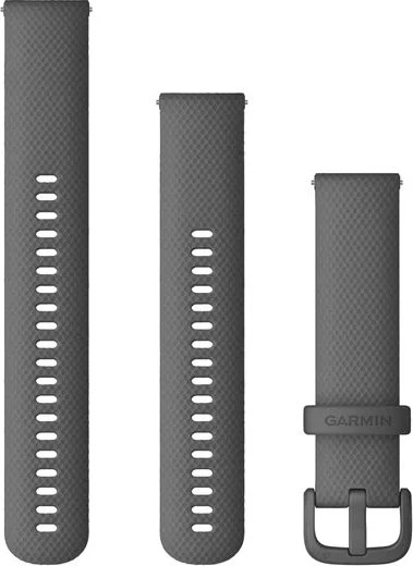 Garmin Schnellwechsel Ersatzarmband 20mm Silikon shadow grey