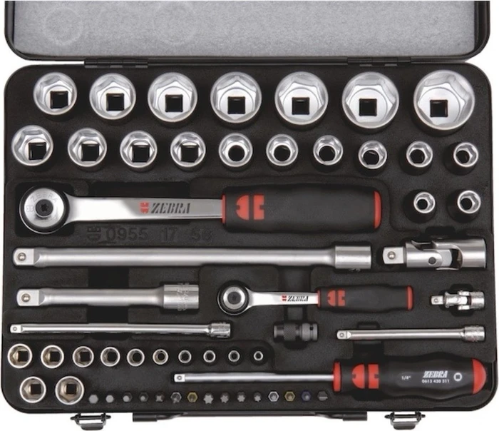 Würth Bitset/Steckschlüsselsatz inkl. Koffer, 56-tlg.
