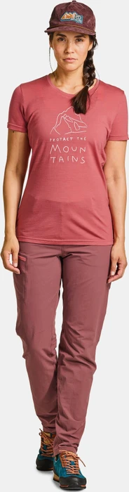 Ortovox 150 Cool Mountain Protector Funktionsshirt kurzarm wild rose (Damen)