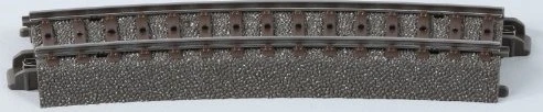 Märklin - Spur H0 Gleis - Gebogenes C-Gleis R2 = 437.5mm / 15°