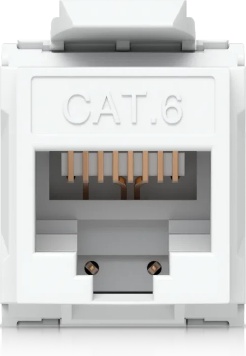 Ubiquiti Keystone Modul RJ-45 Buchse via Verlegekabel Cat6, 12er-Pack