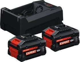 Bosch Professional EXPERT EXBA18V-55 Starterset 18V, 5.5Ah, Li-Ionen, 2 Akkus