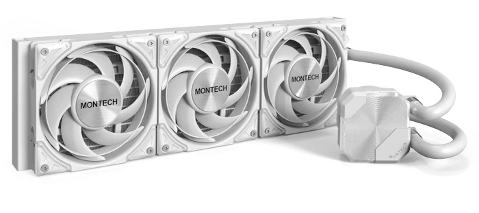 Montech HyperFlow Silent 360 White, weiß
