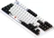 Dark Project ALU87 Fuji II Gaming Keyboard, weiß/schwarz, LEDs RGB, g3ms Sapphire, USB, US Vorschaubild