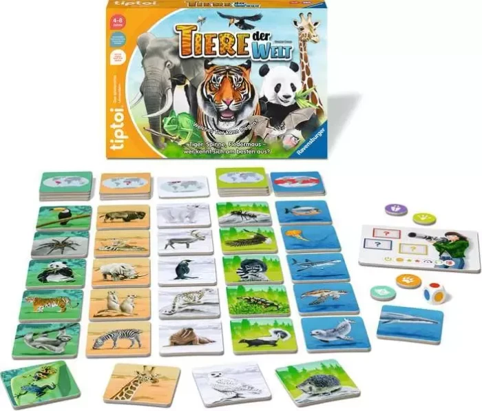 Ravensburger tiptoi Spiel: Tiere der Welt (00171) – Bild 2 von 3