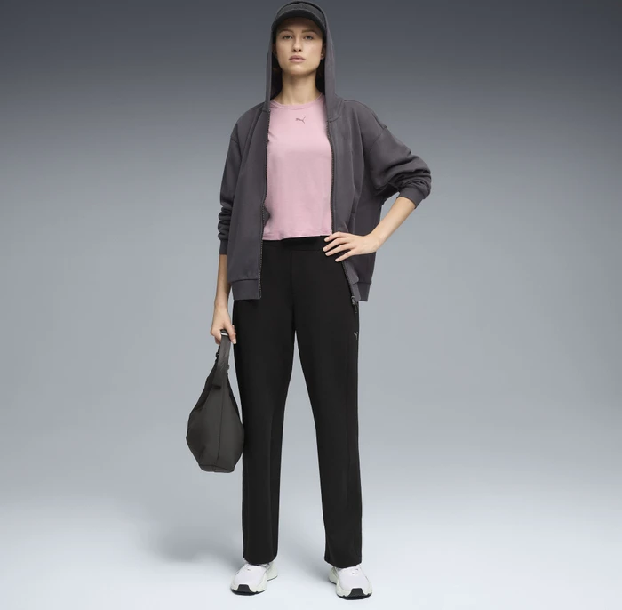 Puma Cloudspun Relaxed T-Shirt kurzarm poised pink heather (Damen)