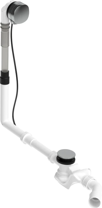 Duravit Universal Ab- und Überlaufgarnitur mit Zulauf chrom
