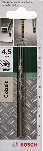 Bosch DIY HSS-Co Metallbohrer, 4.5x47x80mm, 1 Stück