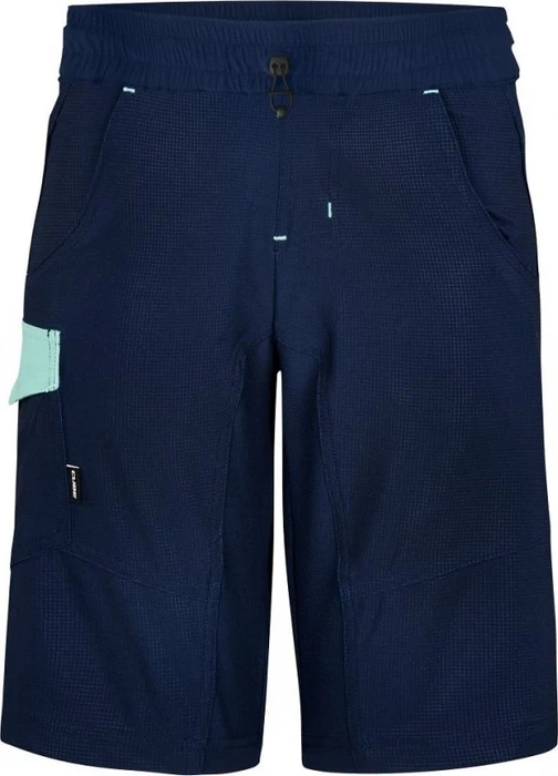 Cube Baggy Shorts inkl. Innenhose Fahrradhose kurz schwarz/blau/weiß (Junior)