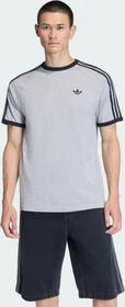 adidas 3-Streifen T-Shirt kurzarm medium grey heather (Herren)