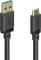 Hama Ladekabel USB-A/USB-C 0.25m schwarz Vorschaubild