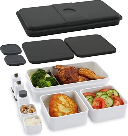 Cloer 800S2-1 Lunch Care System Aufbewahrungsbehälter schwarz/weiß