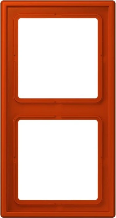 Jung Rahmen 2-fach, rouge vermillon 59