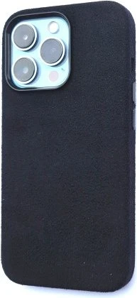 Cyoo Alcantara Cover für Apple iPhone 13 Pro Max schwarz